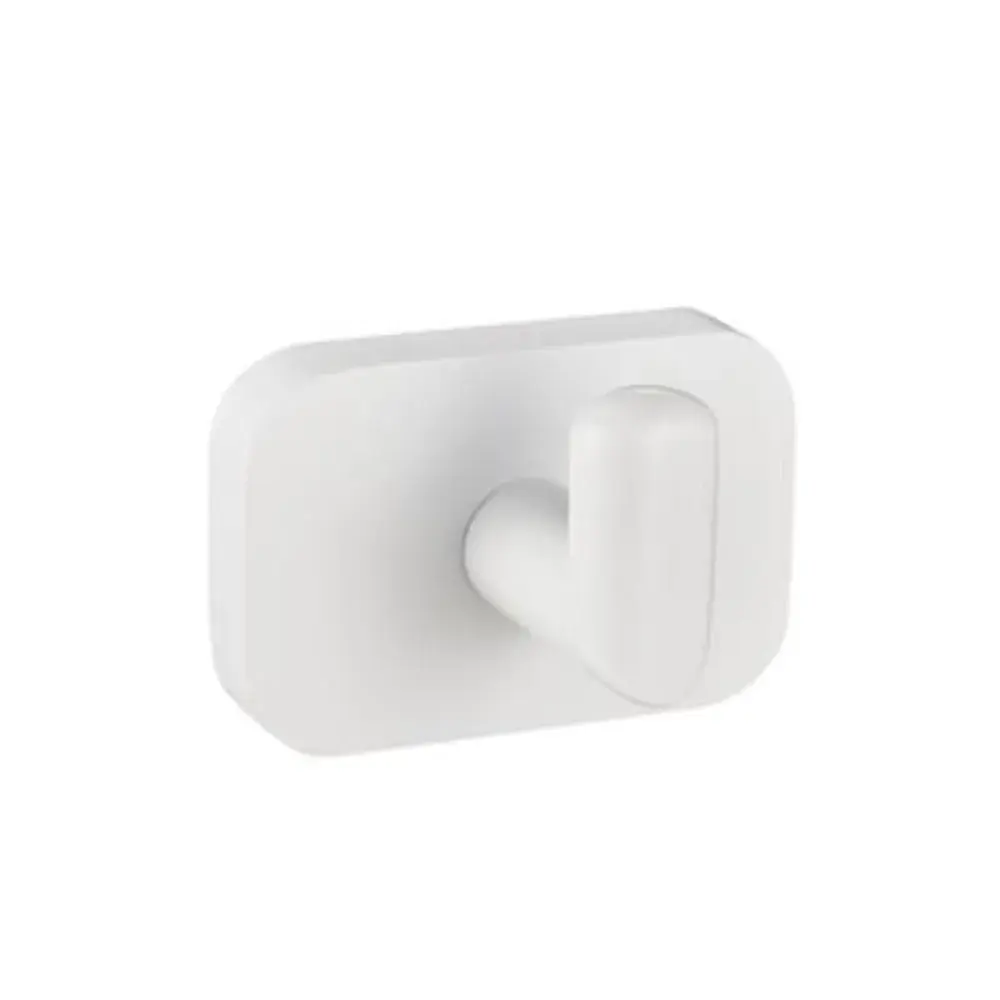 Asti Robe Hook Curved - Matt White