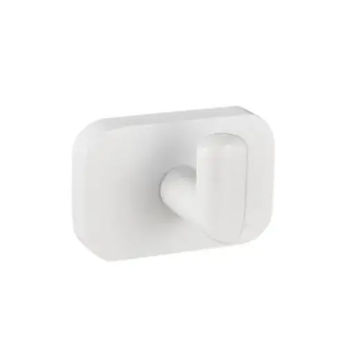 Asti Robe Hook Curved - Matt White