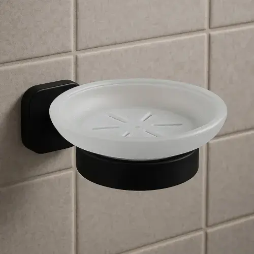 Asti Soap Dish - Matt Black