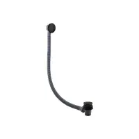 Aston Matt Black Bathroom Tap Pack Basin Mixer & Bath Filler/Bath Shower Mixer