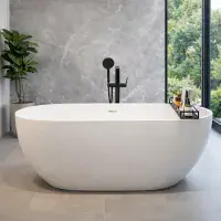 Freestanding Double Ended Bath 1650×700 | Athena Bath – Compact Luxury Bathroom