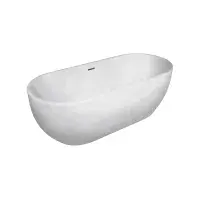 Athena 1650 x 700mm Double Ended Freestanding Bath – Compact Luxury Design