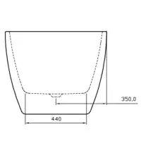 Athena 1650 x 700mm Double Ended Freestanding Bath – Compact Luxury Design