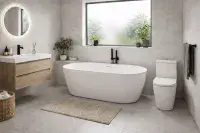 Athena Luxury Freestanding Bath – 1800 x 780mm Double Ended, Twin Skinned - Lifetime Guarantee