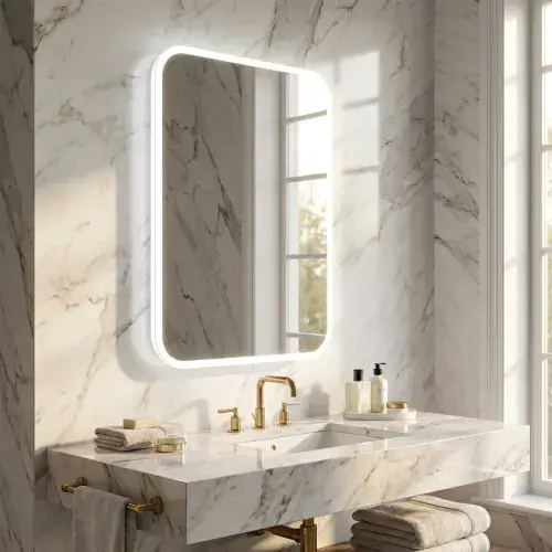 Aura Led Backlit Mirror, Various Sizes