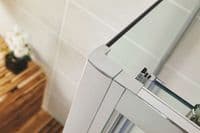 B6 Pivot Shower Door, Various Sizes, Optional Side Panel
