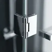 B8 Walk In Shower Screen & 300mm Hinged Flipper Panel | 8mm Glass