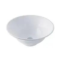 Barbro 460 x 460mm Cast Marble Sit On Basin - White