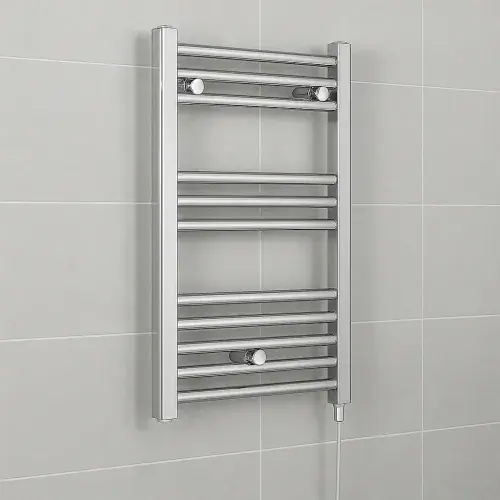 Bathcenter 400mm x 720mm Electric Heated Towel Rail - Chrome (200W)