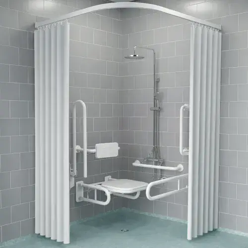 Bathcenter Doc M Showering Pack with TMV3 Twin Head Shower Valve