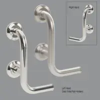Bathcenter Grab  Bar & Toilet Roll Holder Stainless Steel
