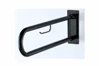 Luxury Doc M Pack with Gloss Black Rails, Push Button Cistern