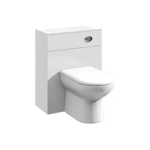 Bathcenter White 500mm x 300mm Gloss White Wc Unit