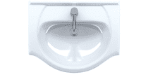 Bathcenter White 550mm Floor Standing Vanity Unit & Basin - 1 Tap Hole