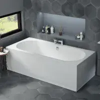 Beaufort Biscay 1700 x 700mm Double Ended Straight Bath