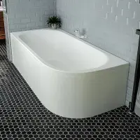 Beaufort Biscay Double Ended 1600 x 725mm Bath, Left Hand - Lifetime Guarantee