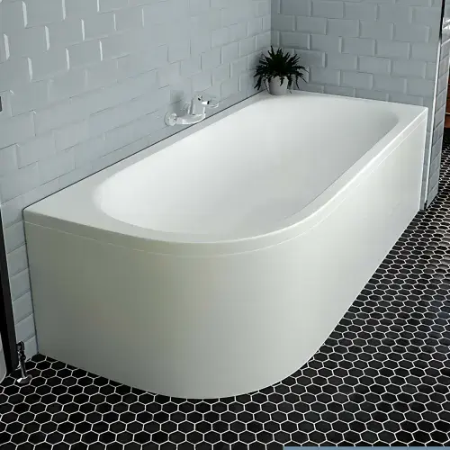 Beaufort Biscay Double Ended 1600 x 725mm Bath, Right Hand | Lifetime Guarantee