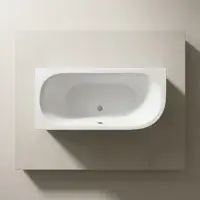 Beaufort Biscay Double Ended 1700 x 800mm Bath, Left Hand | Reinforced Strength Optional