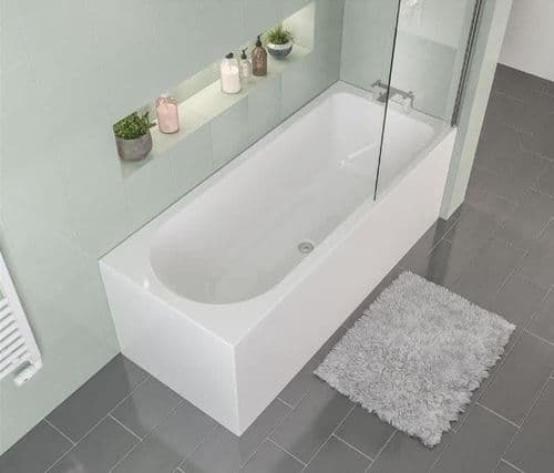 Beaufort Biscay Shower Bath 1700 x 700mm, Right or Left Hand