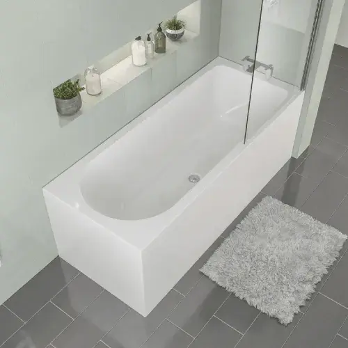 Beaufort Biscay Shower Bath 1700 x 750mm, Right or Left Hand