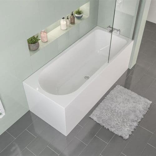 Beaufort Biscay Shower Bath 1800 x 800mm, Right or Left Hand