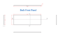 Beaufort Malin Double Ended 1650 x 700mm Bath
