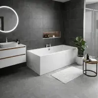 Beaufort Malin Double Ended 1675 x 700mm Bath, Includes Legs & Fixings