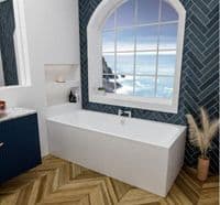 Beaufort Malin Double Ended 1675 x 700mm Bath, Includes Legs & Fixings