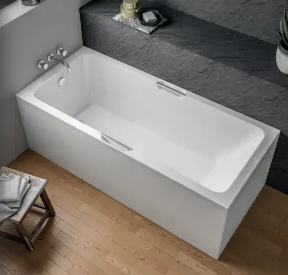 ボディ・フェイスケア Face Pointer D-Pro Grip Bath Combo Beaufort Portland 1700 x 800mm Single Ended Bath Twin Grip