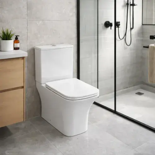 Beddington Close Coupled Back To Wall Eco Vortex Toilet - White
