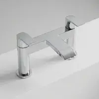 Belini Bath Filler Tap | Twin Lever in Chrome or Matt Black