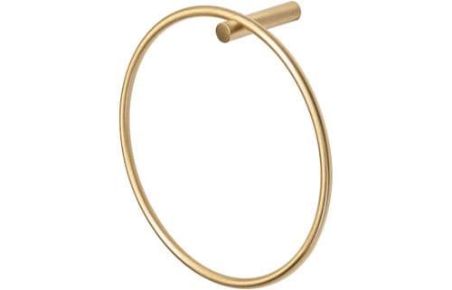 Bertine Towel Ring - Brushed Brass