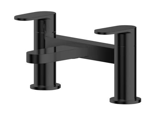 Binsey, Deck Mounted Bath Filler, Matt Black