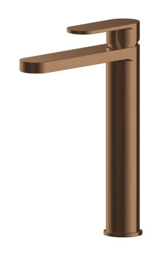 Binsey, High Rise Mono Basin Mixer, Brushed Bronze