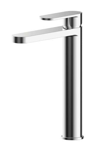 Binsey, High-Rise Mono Basin Mixer (No Waste), Chrome
