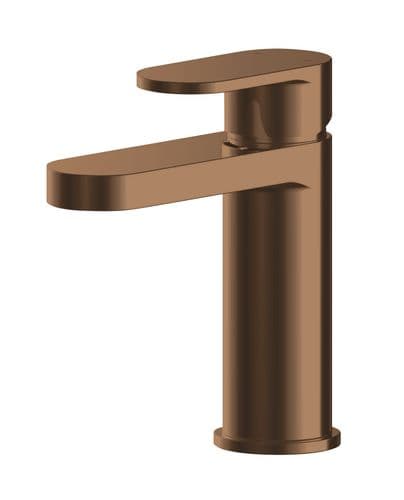 Binsey, Mono Basin Mixer with Push Button Waste, Brushed Bronze