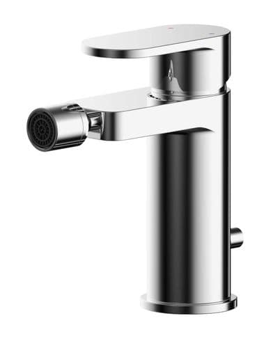 Binsey, Mono Bidet Mixer With Pop-up Waste, Chrome