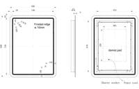 Brights 800x600mm Rectangle LED Mirror