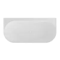 Brockland 1600 x 750 x 575mm Freestanding bath in Matt White