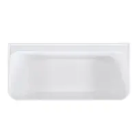 Brockland Sqaure 1600 x 750 x 600mm (430mm depth) Freestanding Bath - Gloss White