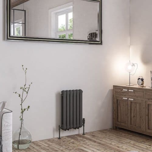 Eastbrook Rubano Designer Radiator - Matt Anthracite - Various Sizes