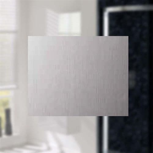 Brushed Aluminium Mirror Gloss Wall Panel, 1200mm Wide
