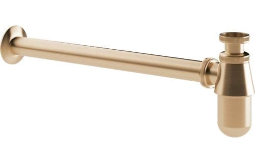 Brushed Bronze Classic Round Basin Bottle Trap