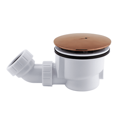 Brushed Bronze Dome 90mm Shower Waste