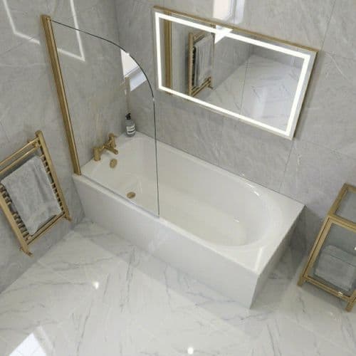 Carron Arc 1500 x 700mm Single Ended Bath | Standard & Carronite Thickness Options