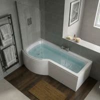 Carron Brio 1650mm Shower Bath Pack inc Front Panel & Bath Screen