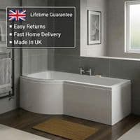 Carron Brio 1650mm Shower Bath Pack inc Front Panel & Bath Screen