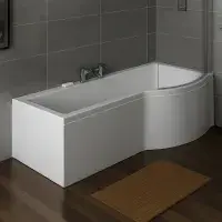 Carron Brio 1650mm Shower Bath Pack inc Front Panel & Bath Screen