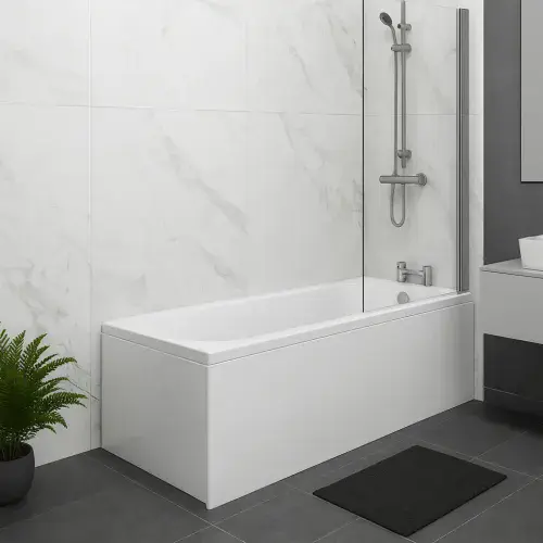 Carron Britannia 1700 x 700mm Single Ended Bath - Standard & Carronite Options