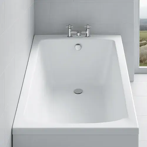 Carron Delta 1650 x 700mm Single Ended Bath - Standard & Carronite Options